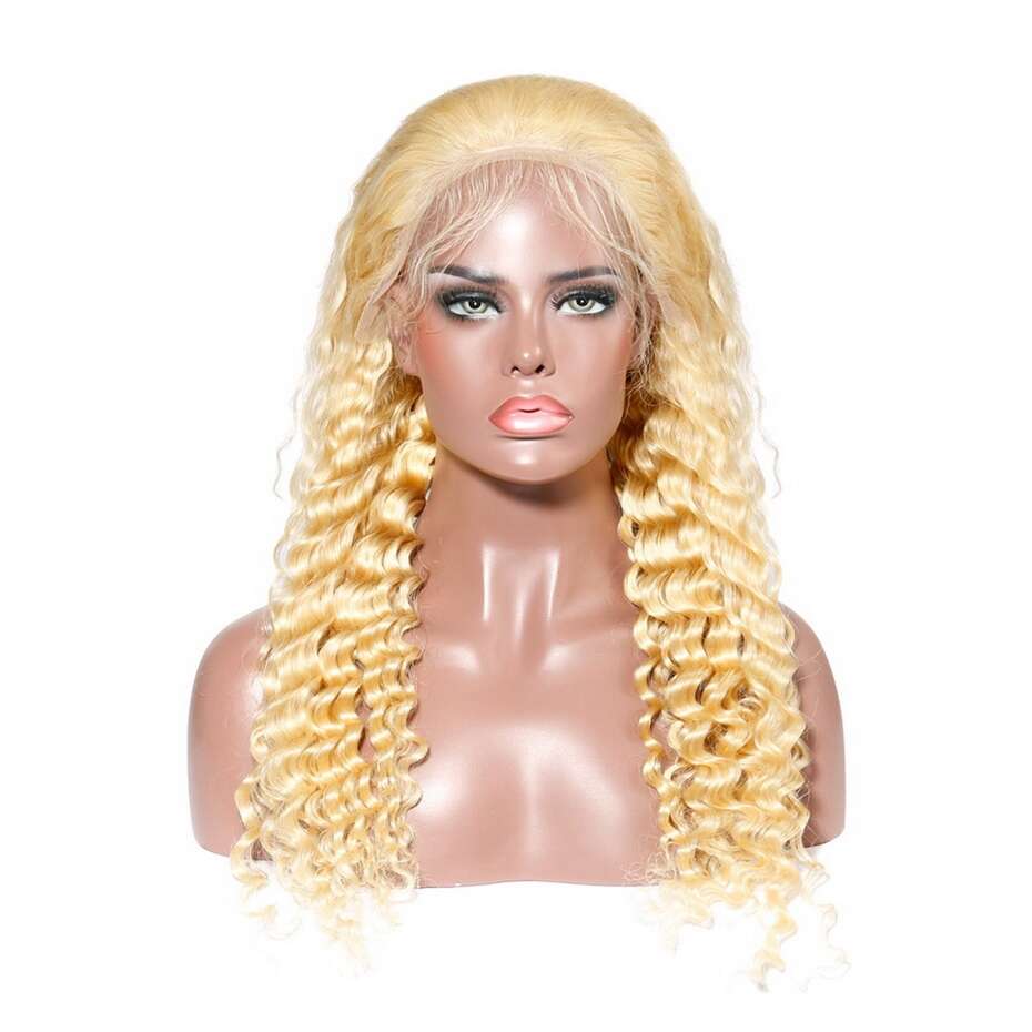 Crown Culture Blonde Deep Wave HD Lace Wig