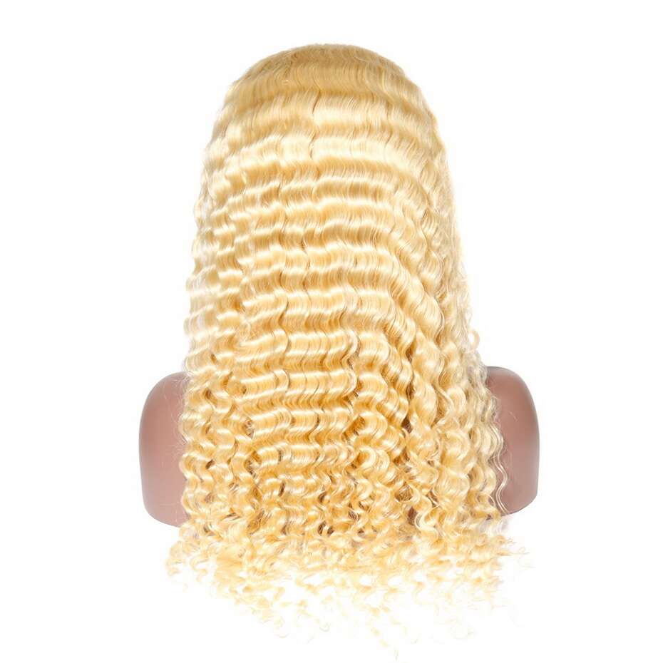 Crown Culture Blonde Deep Wave HD Lace Wig