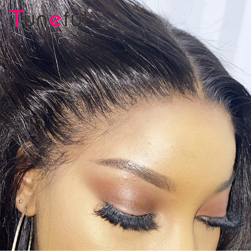 Hd Lace Front Human Hair Wigs For Women Malaysian Straight Remy Human