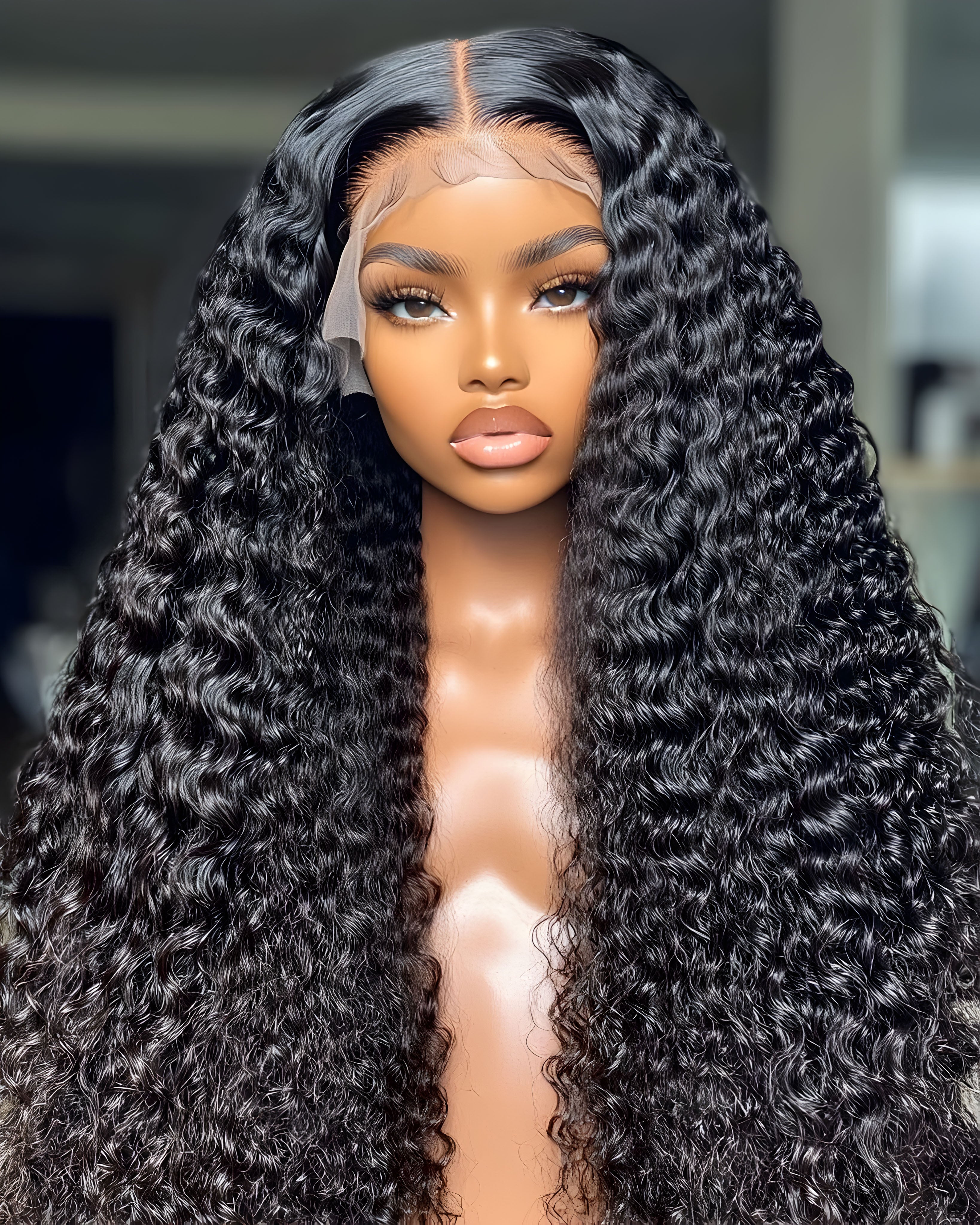 13X6 Curly HD Lace Wig – Full Volume, Natural Beauty