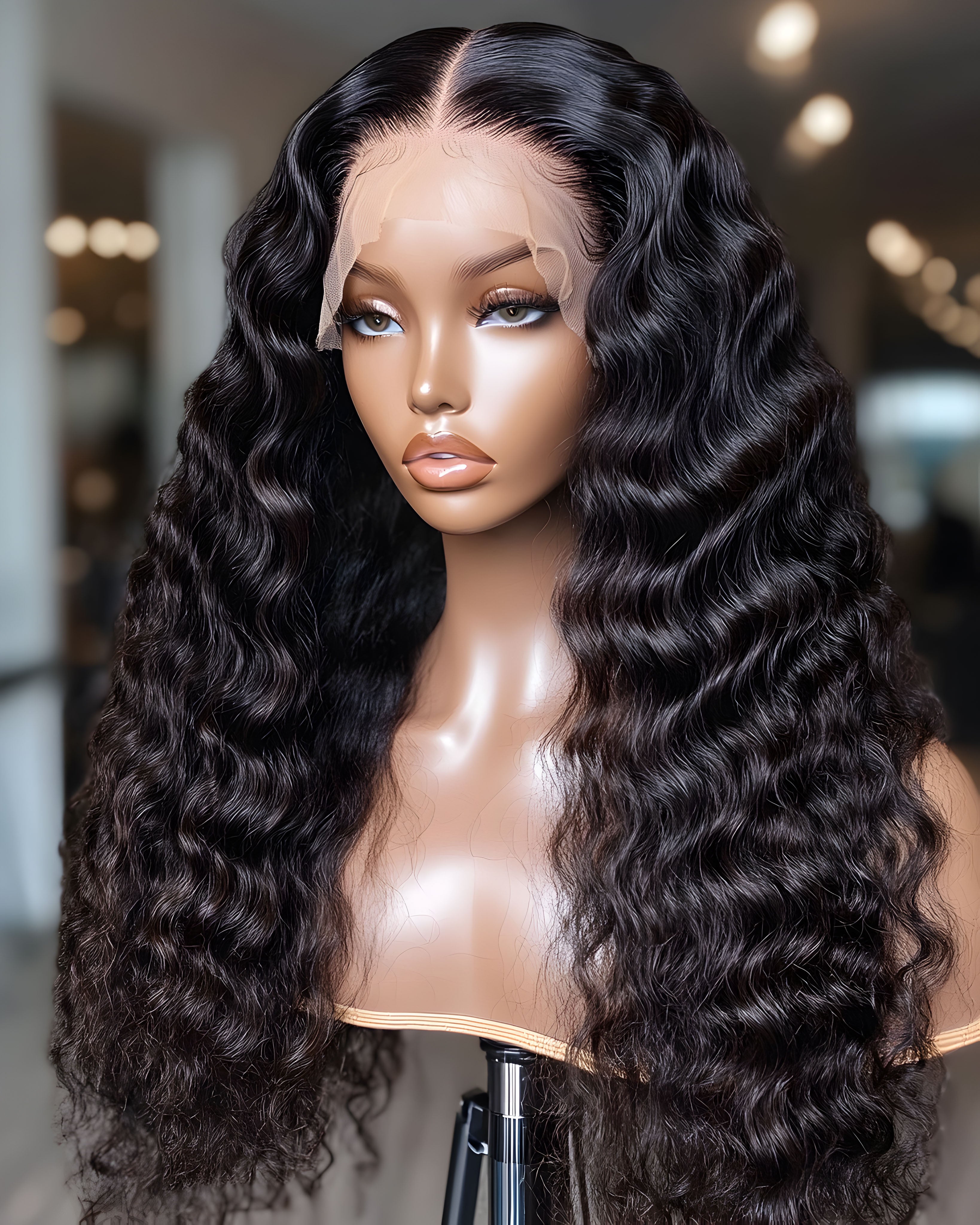 13X6 Curly HD Lace Wig – Full Volume, Natural Beauty