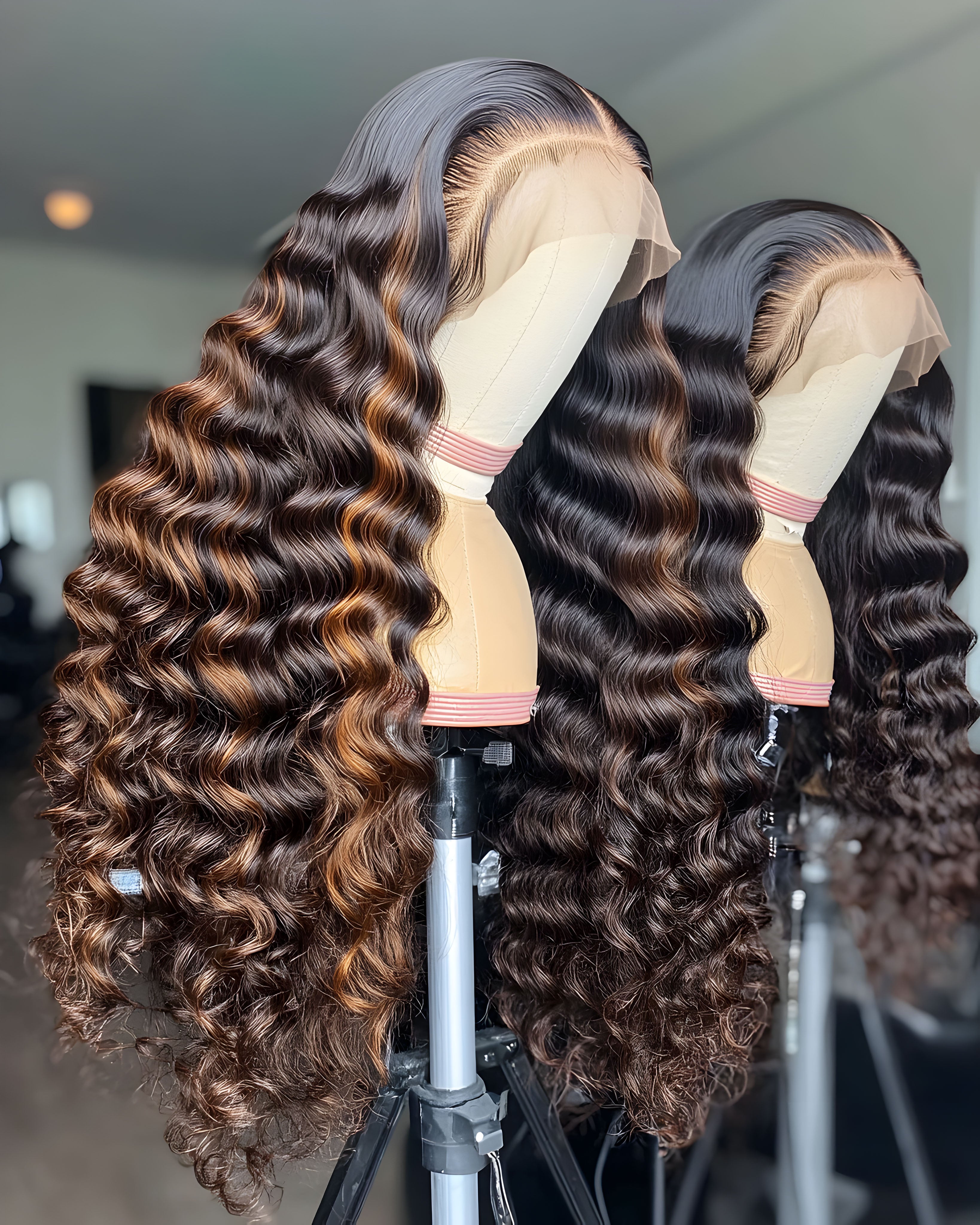 13X6 Curly HD Lace Wig – Full Volume, Natural Beauty