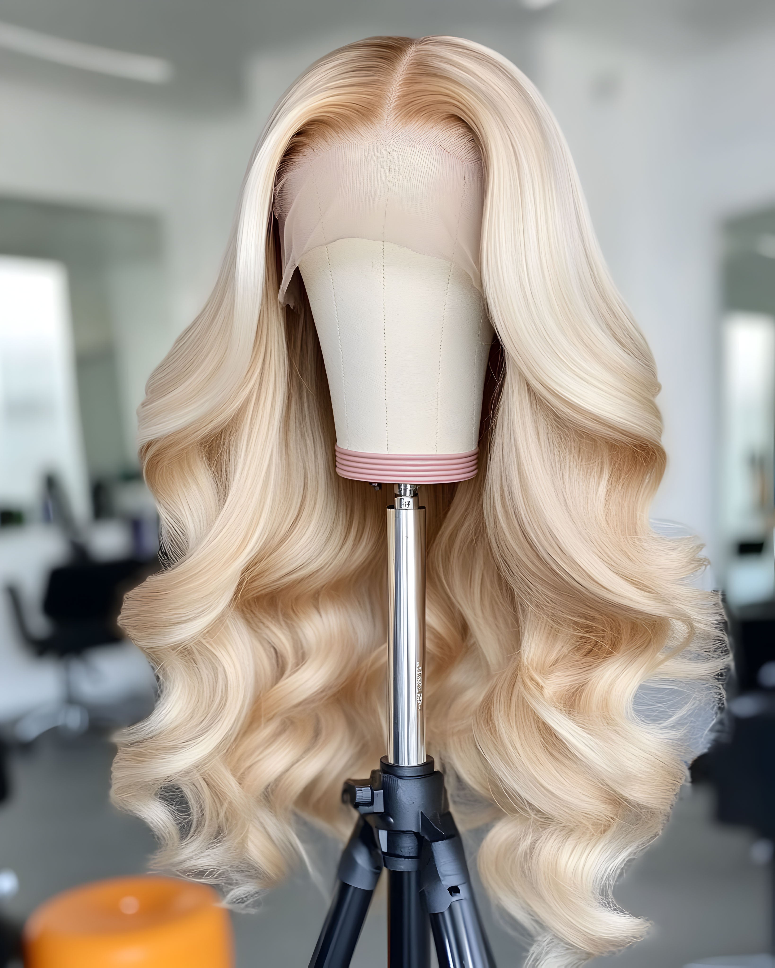 13X6 Platinum Blonde Body Wave HD Lace Wig