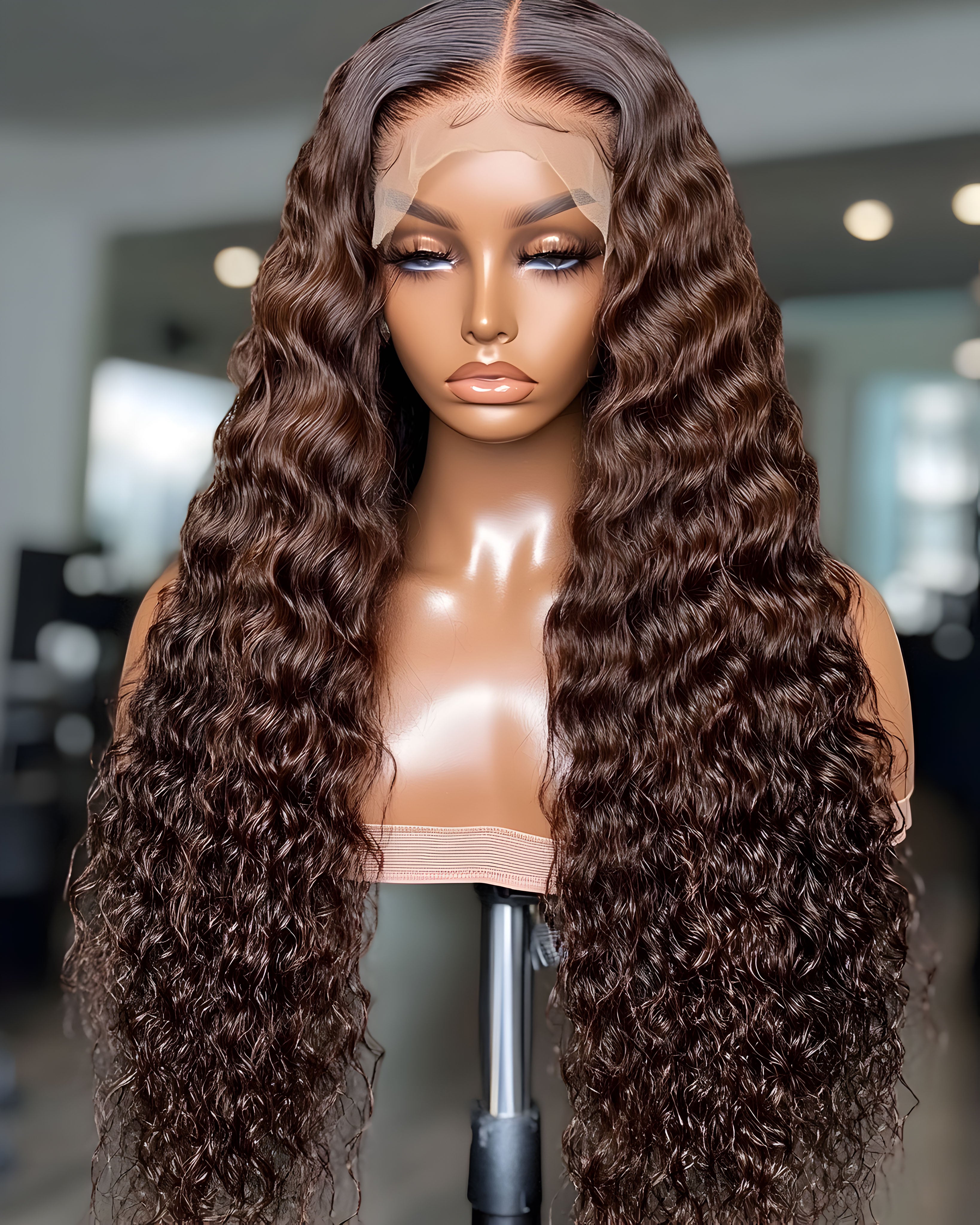 13X6 Curly HD Lace Wig – Full Volume, Natural Beauty
