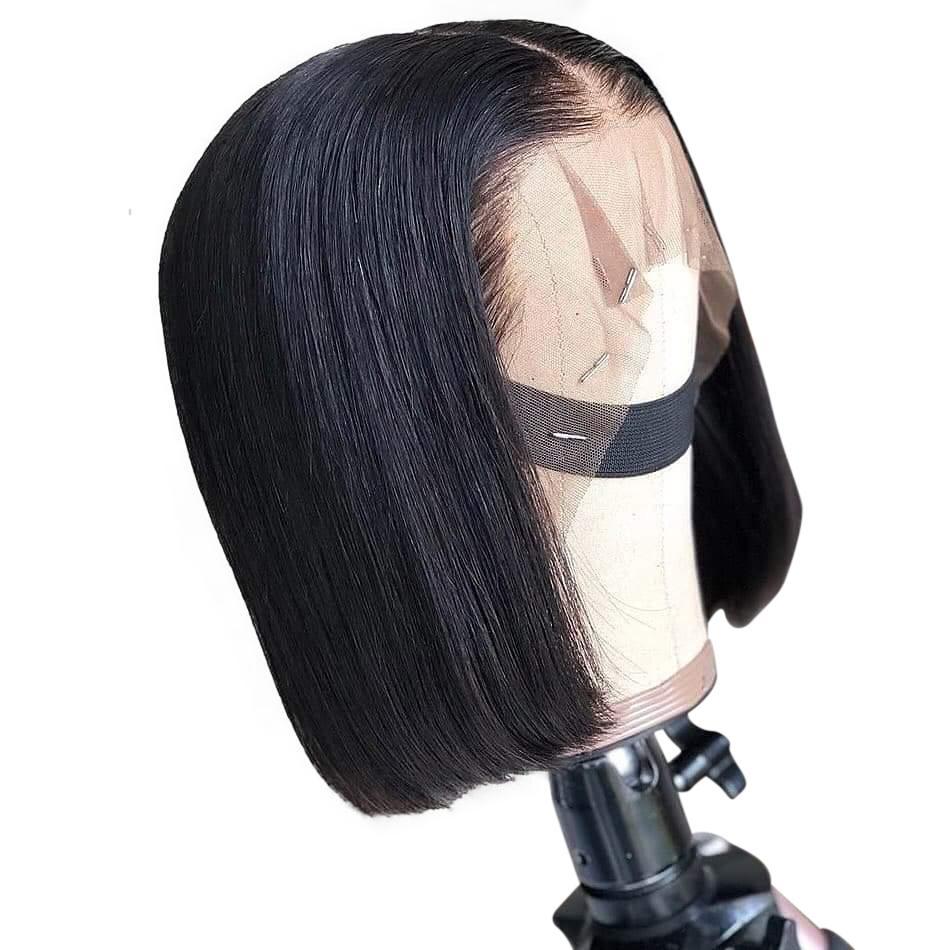 Crown Culture Natural Black Straight HD Lace Wig