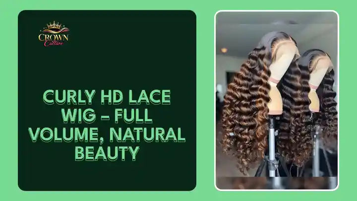 Curly HD Lace Wig &ndash; Full Volume, Natural Beauty by@Outfy