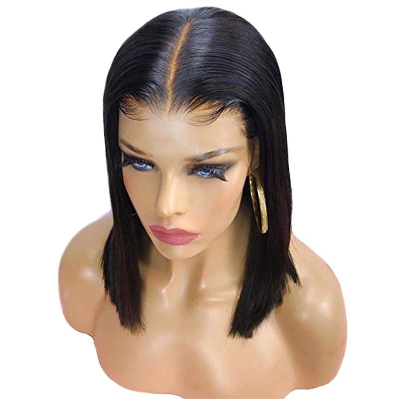 Crown Culture Natural Black Straight HD Lace Wig
